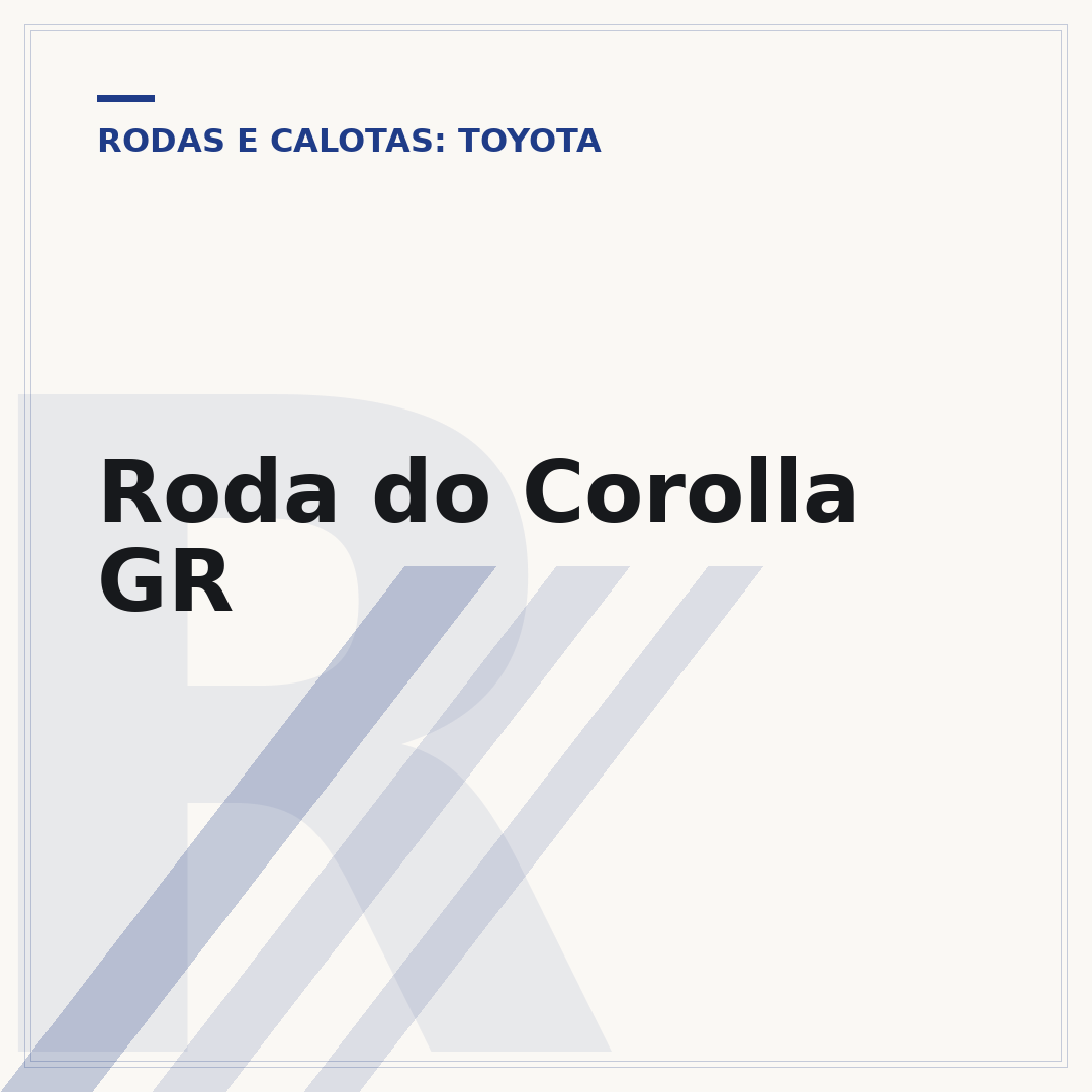 Roda do Corolla GR