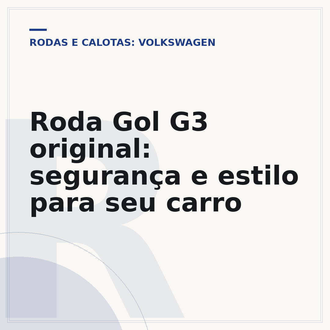 Roda Gol G3 original: segurança e estilo para seu carro
