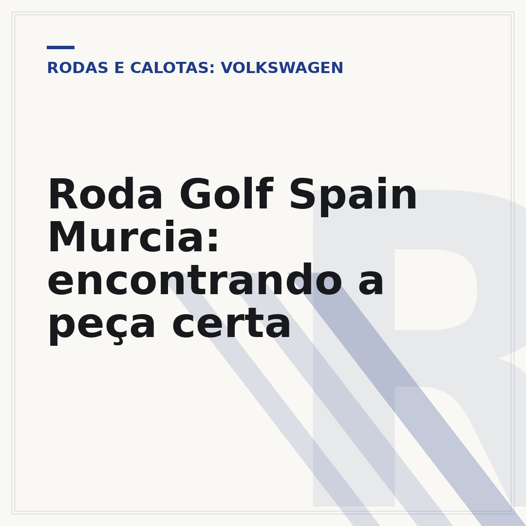 Roda Golf Spain Murcia: encontrando a peça certa
