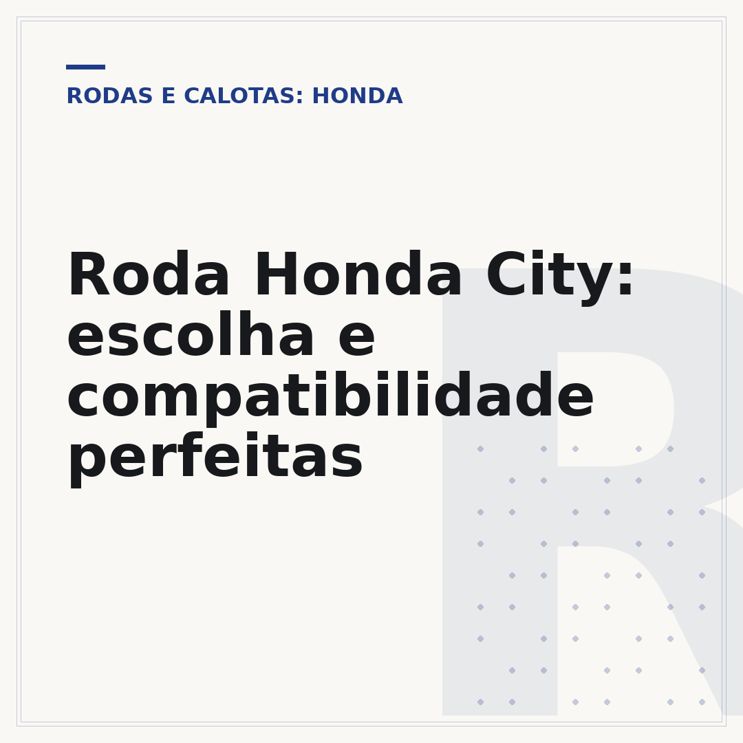 Roda Honda City: escolha e compatibilidade perfeitas