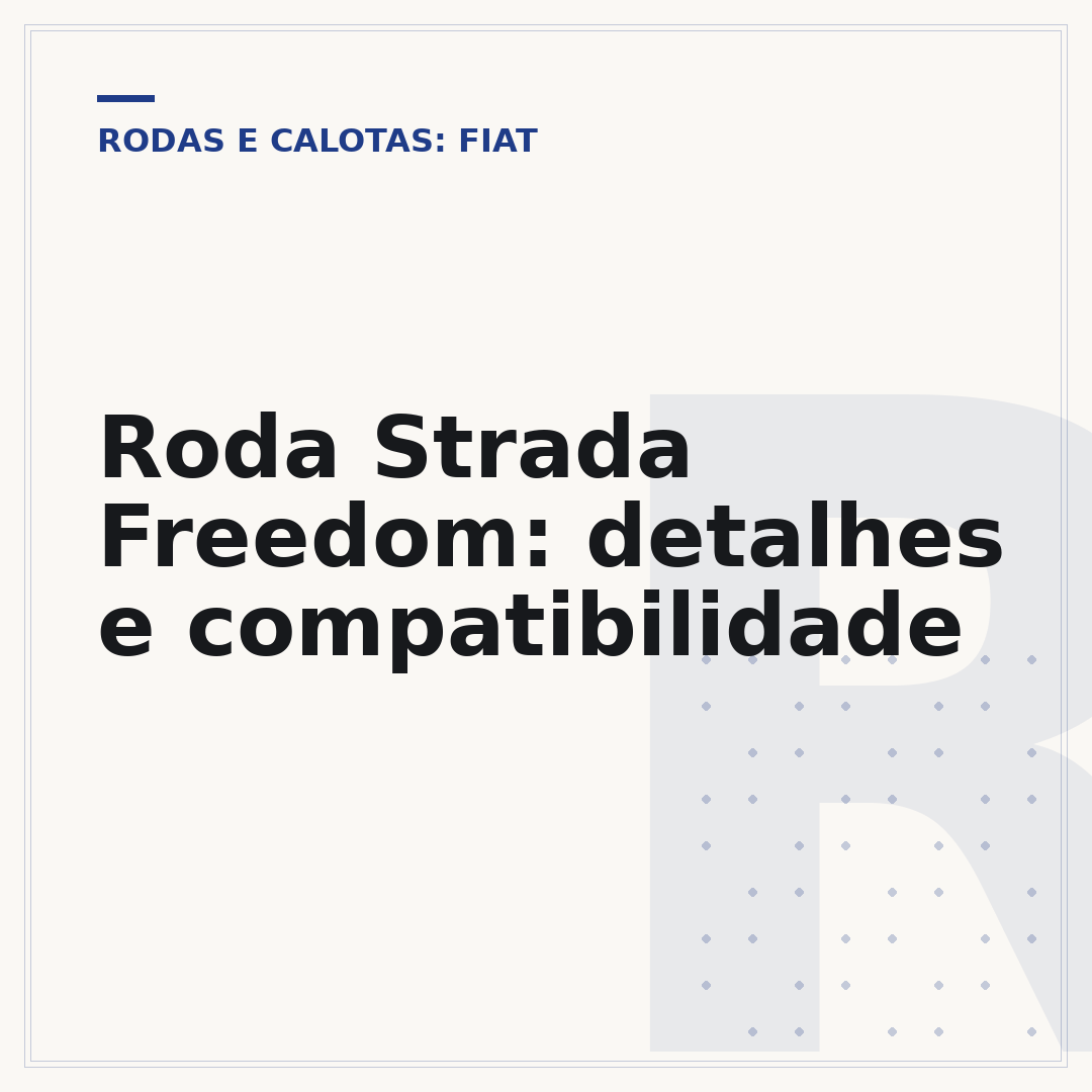 Roda Strada Freedom: detalhes e compatibilidade