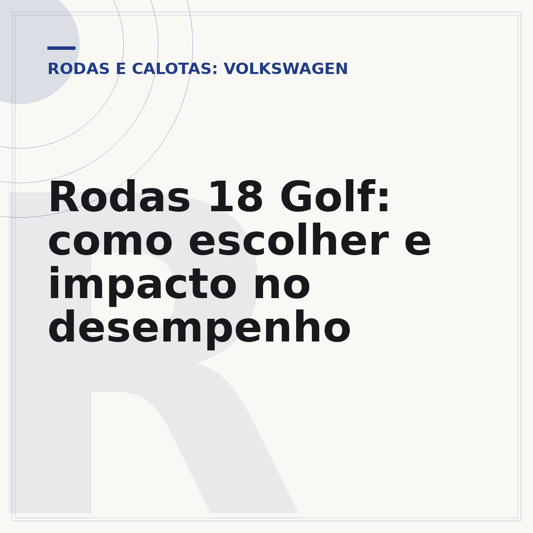 Rodas 18 Golf: como escolher e impacto no desempenho