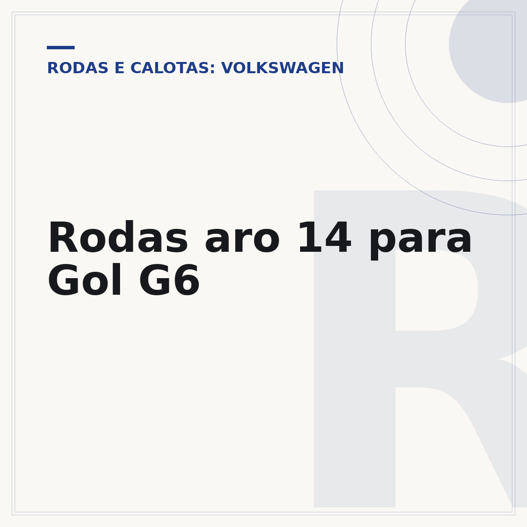 Rodas aro 14 para Gol G6