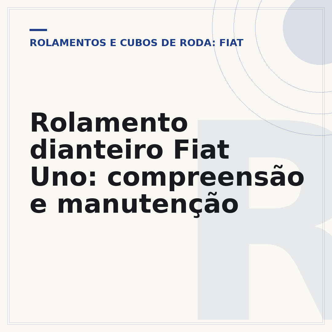 Rolamento dianteiro Fiat Uno: compreensão e manutenção