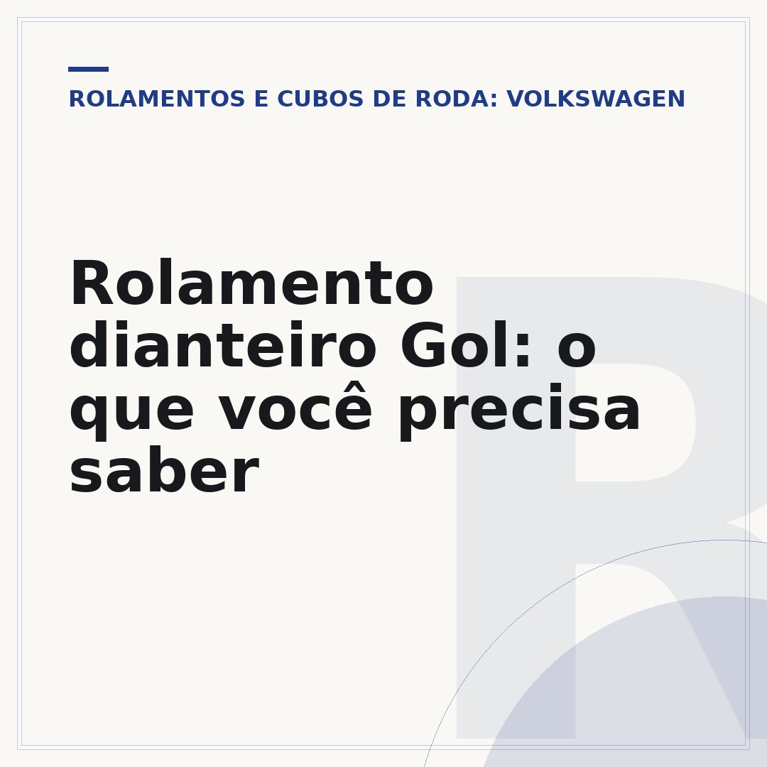 Rolamento dianteiro Gol: o que você precisa saber
