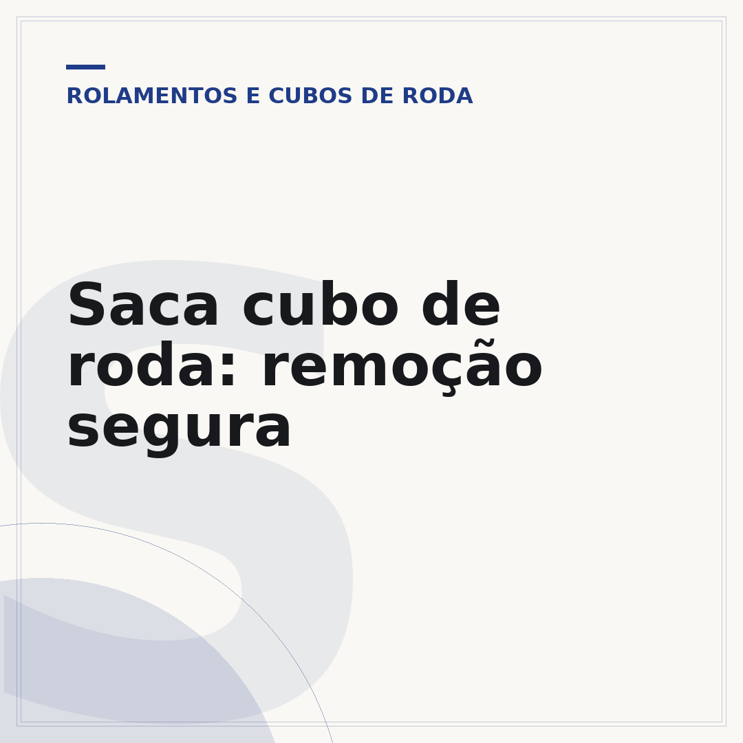 Saca cubo de roda: remoção segura