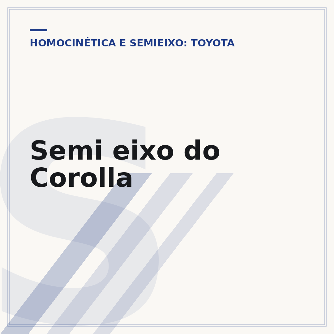 Semi eixo do Corolla