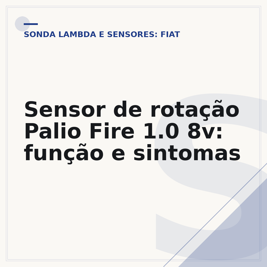 Sensor de rotação Palio Fire 1.0 8v: função e sintomas