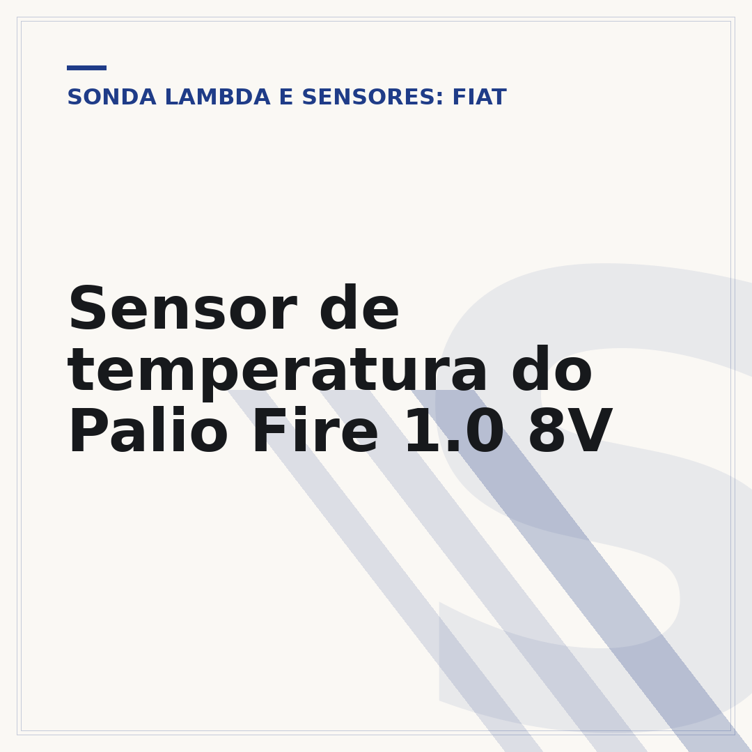 Sensor de temperatura do Palio Fire 1.0 8V
