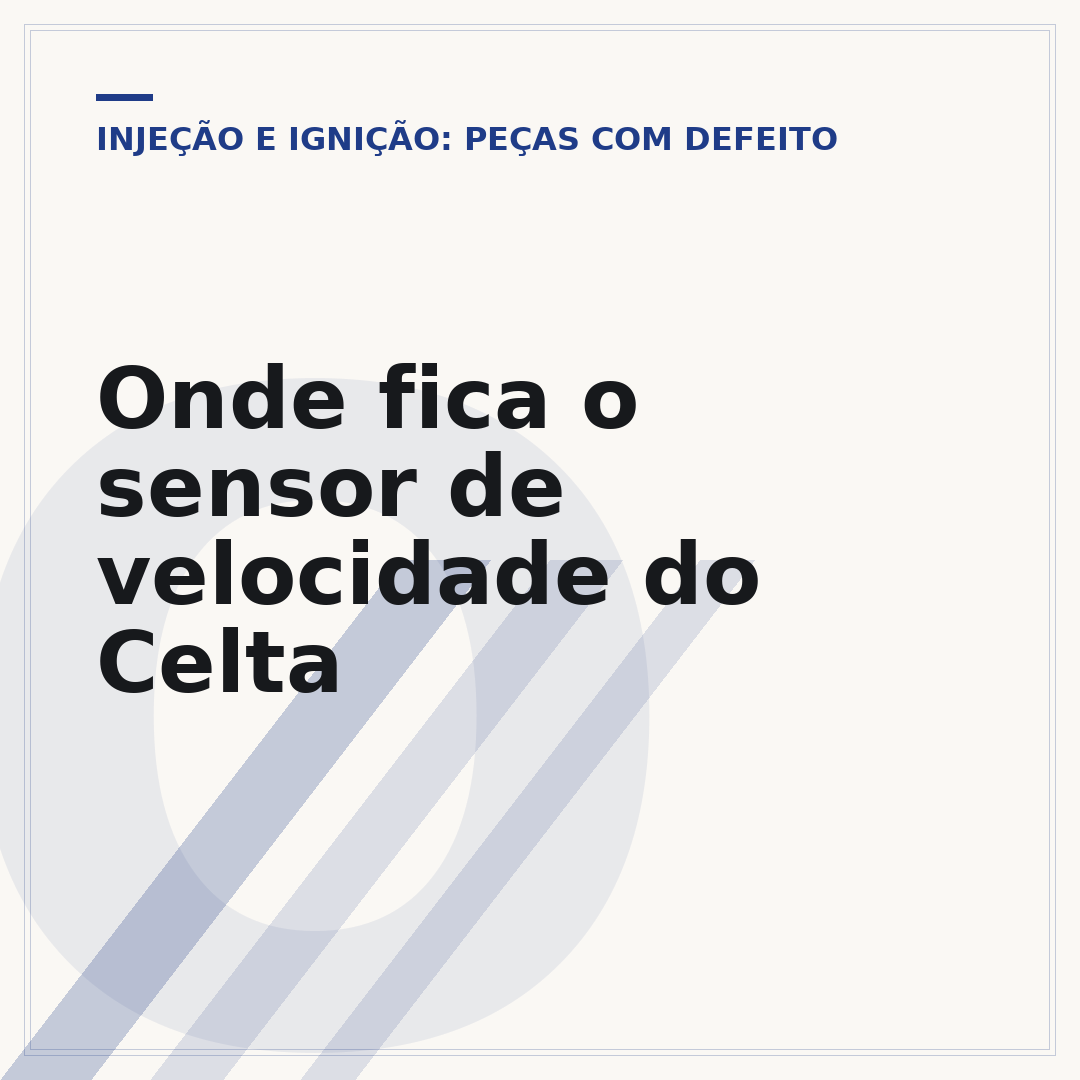 Onde fica o sensor de velocidade do Celta