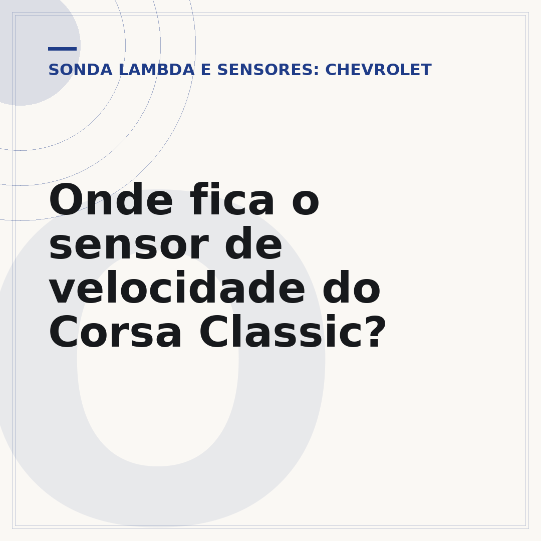 Onde fica o sensor de velocidade do Corsa Classic?