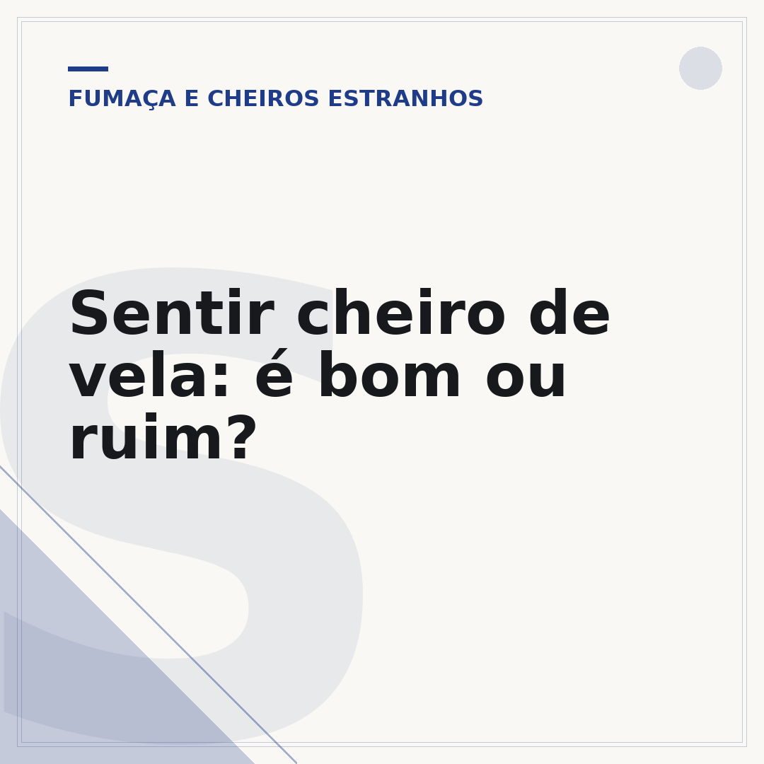 Sentir cheiro de vela: é bom ou ruim?