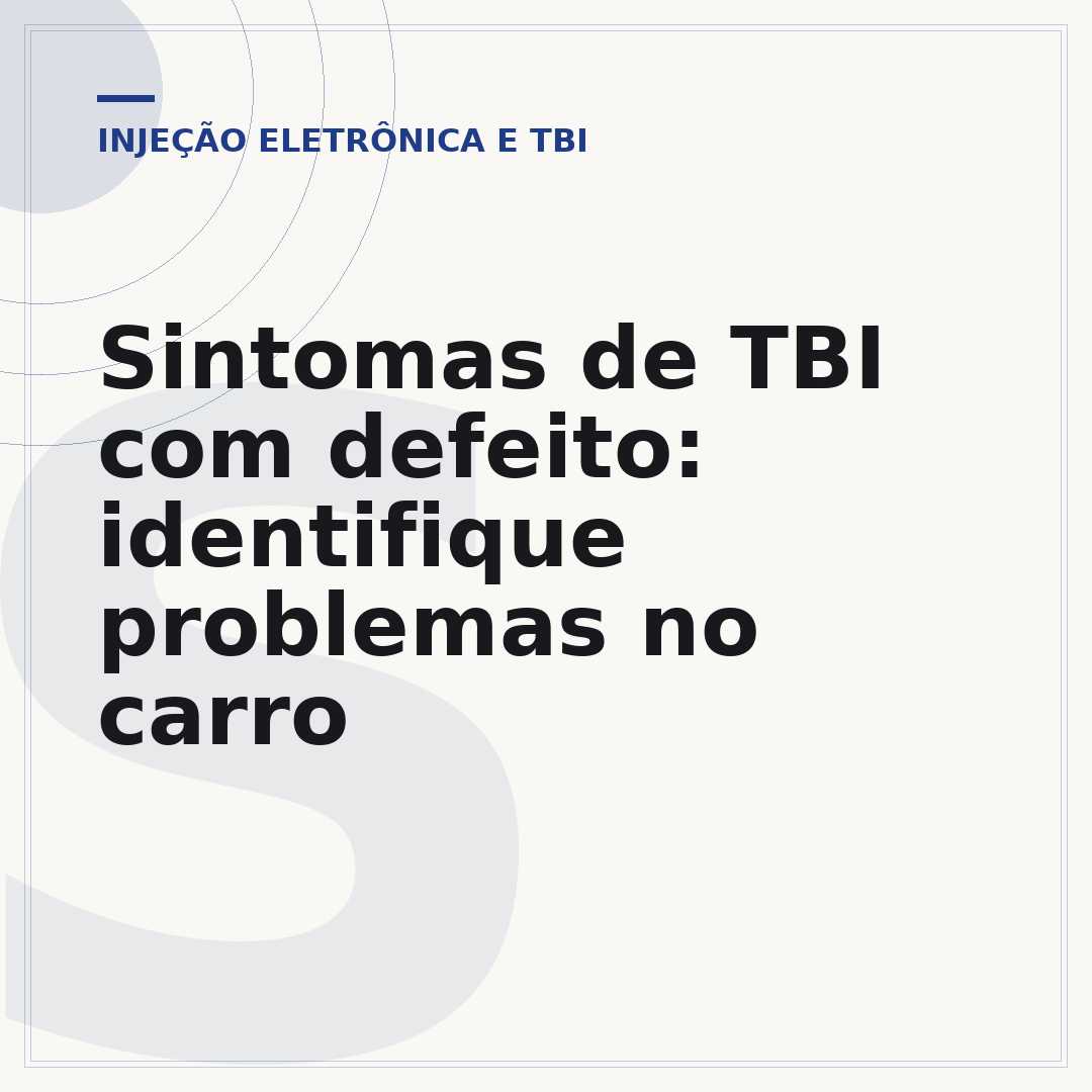 Sintomas de TBI com defeito: identifique problemas no carro