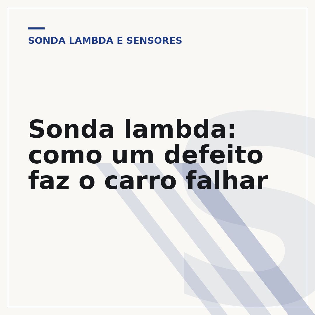 Sonda lambda: como um defeito faz o carro falhar