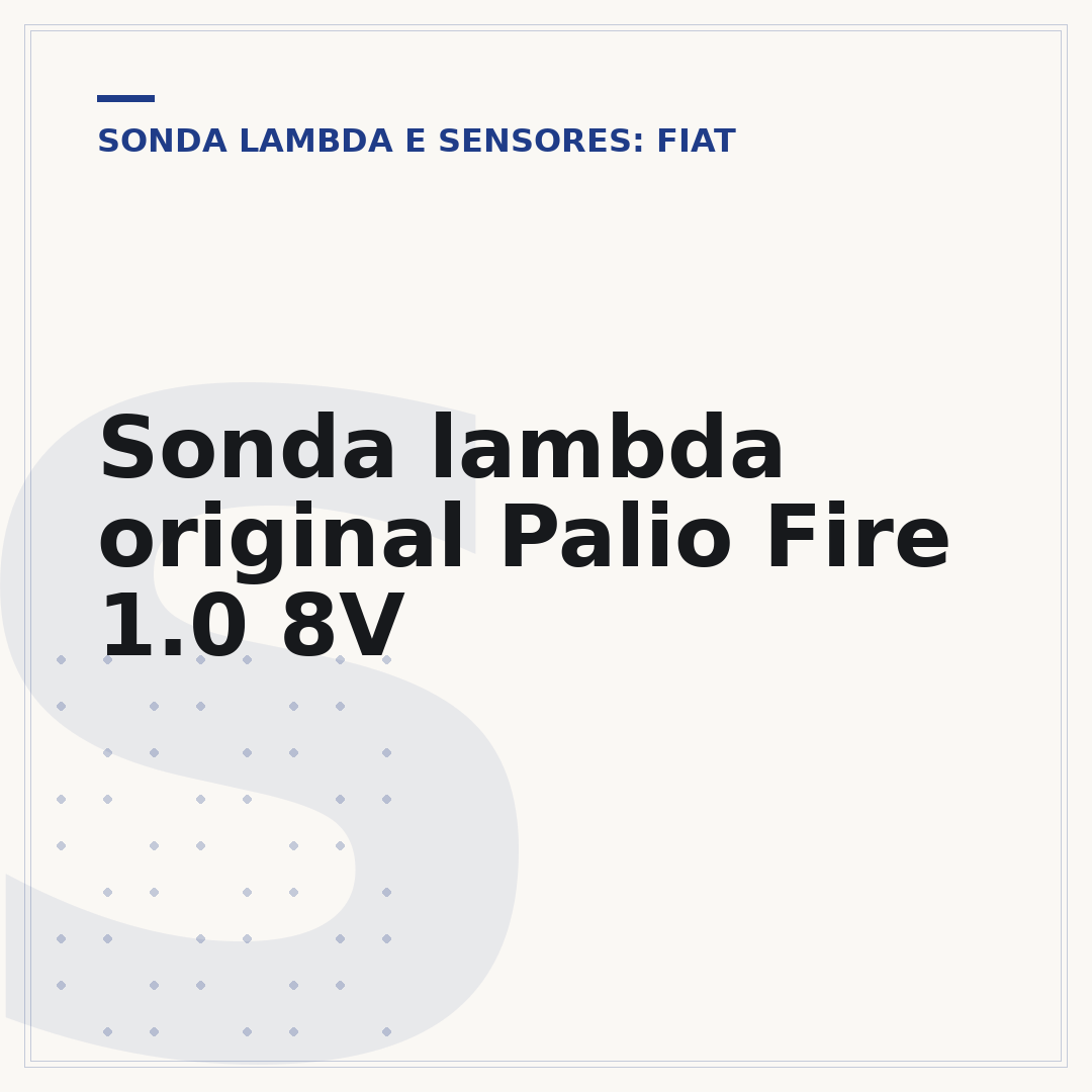 Sonda lambda original Palio Fire 1.0 8V