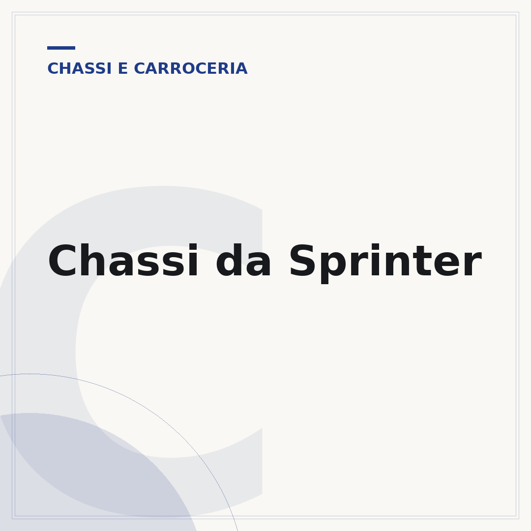 Chassi da Sprinter