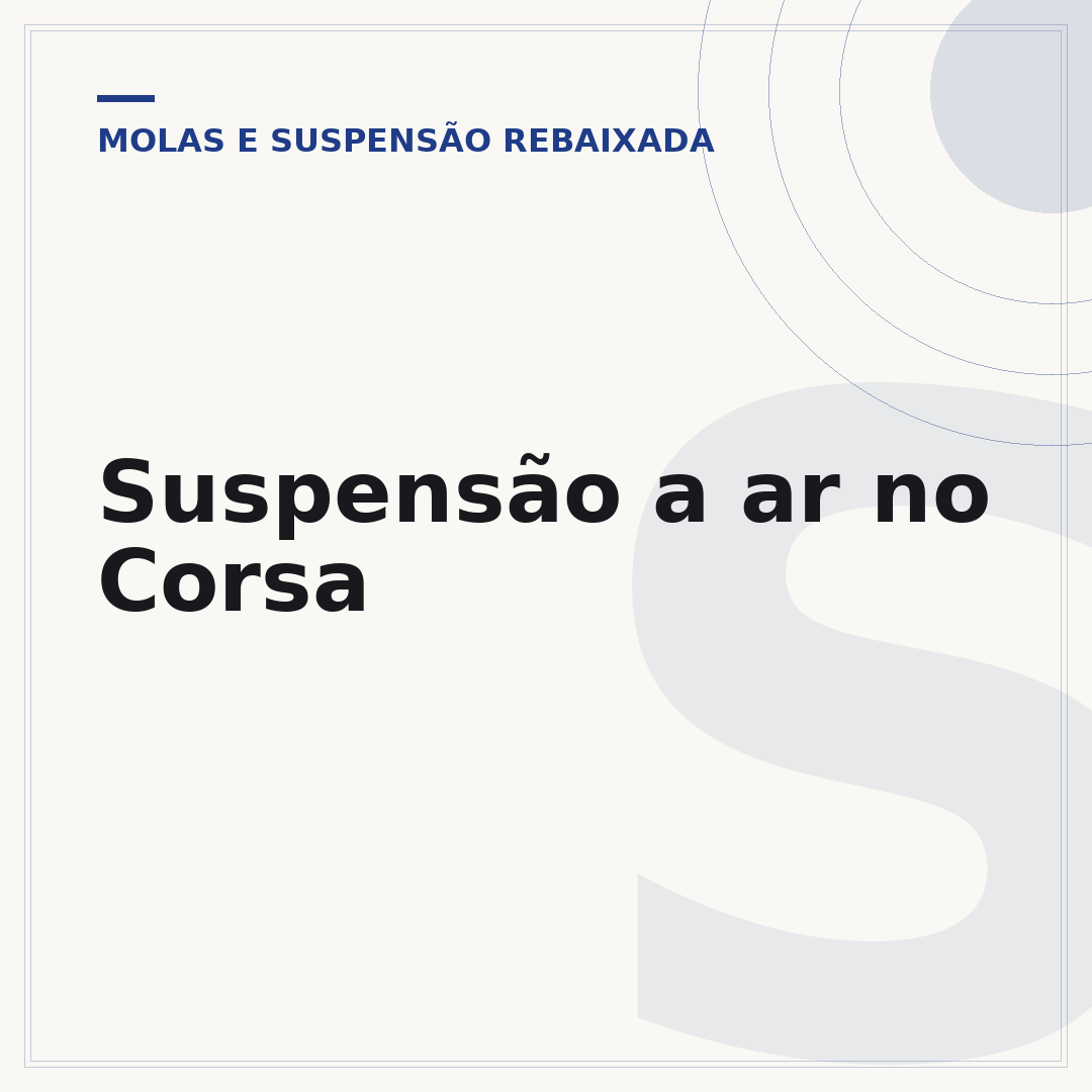Suspensão a ar no Corsa
