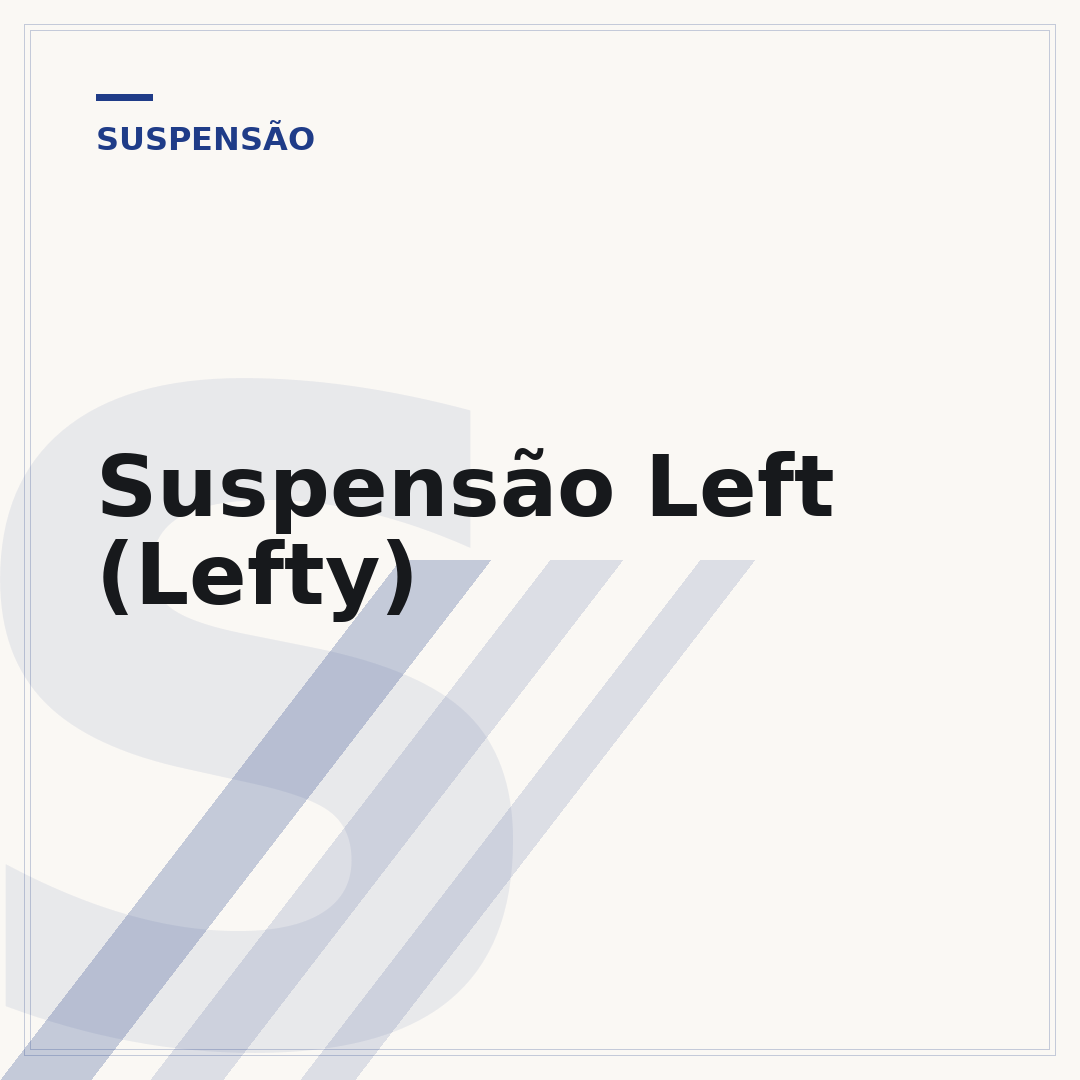 Suspensão Left (Lefty)