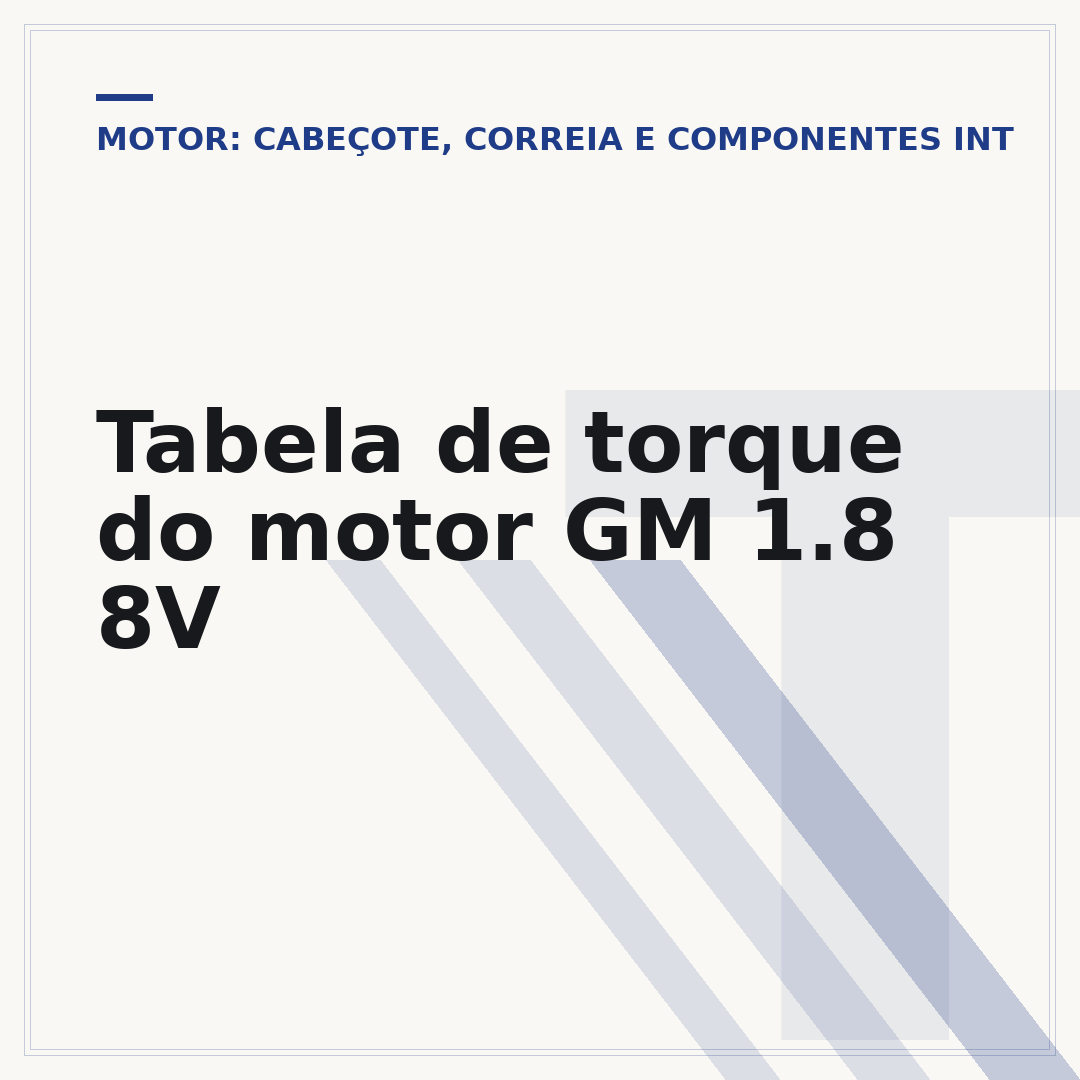 Tabela de torque do motor GM 1.8 8V