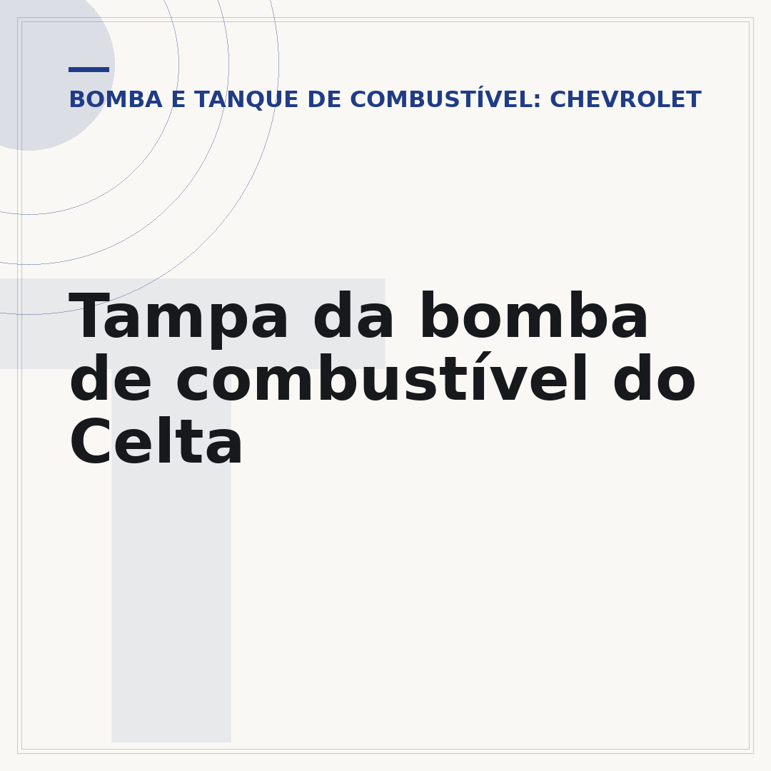 Tampa da bomba de combustível do Celta