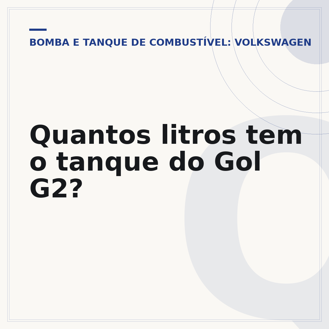 Quantos litros tem o tanque do Gol G2?