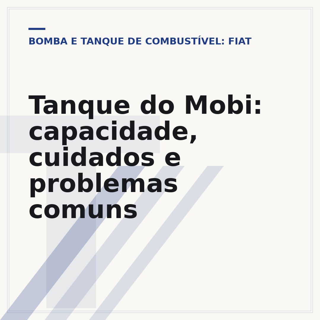 Tanque do Mobi: capacidade, cuidados e problemas comuns