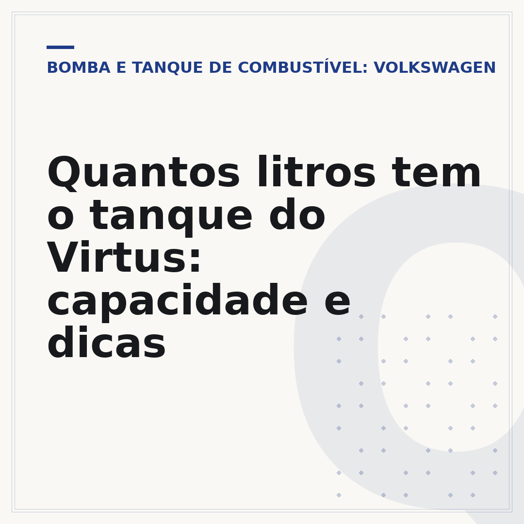 Quantos litros tem o tanque do Virtus: capacidade e dicas