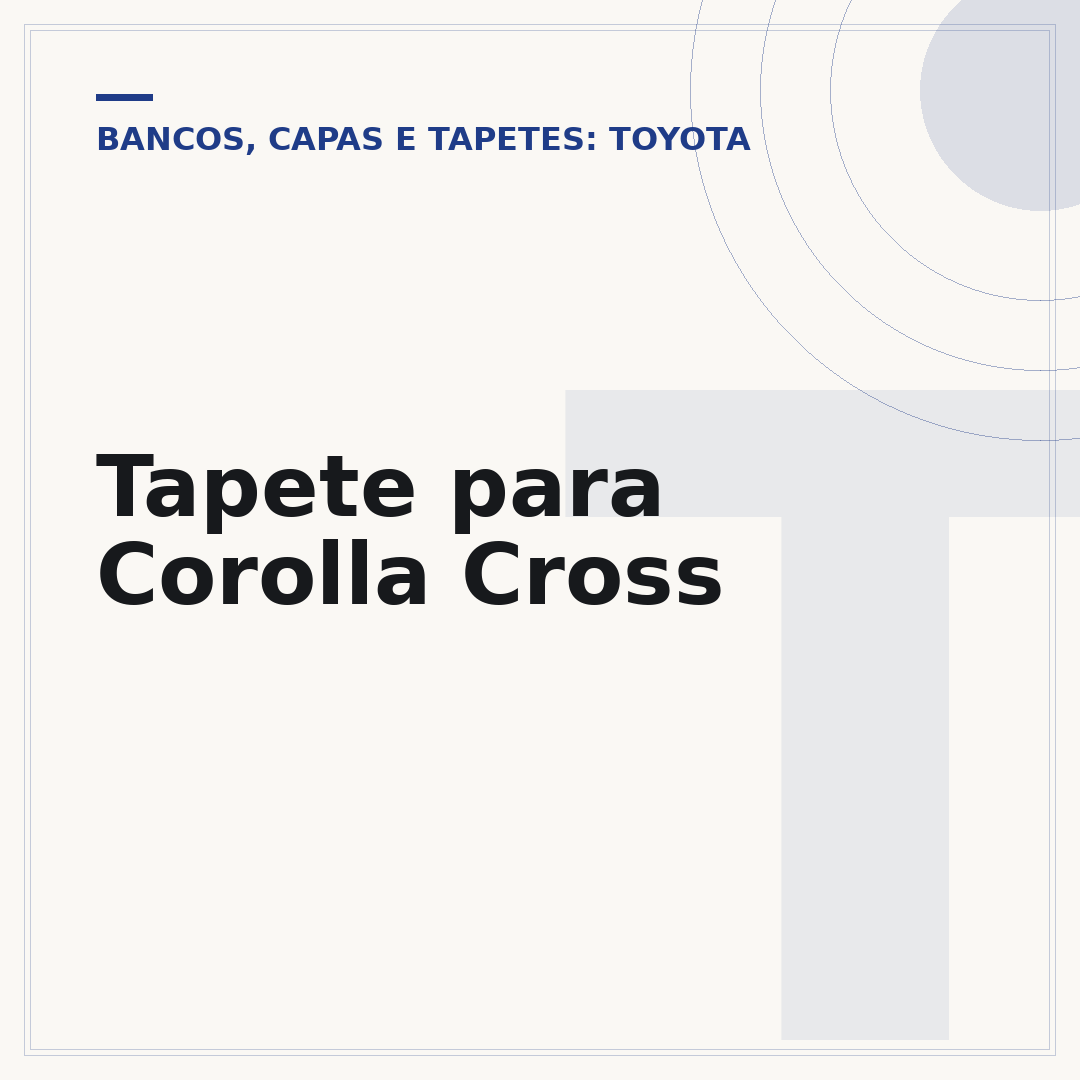 Tapete para Corolla Cross