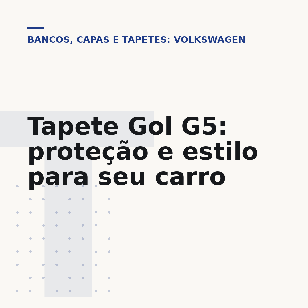 Tapete Gol G5: proteção e estilo para seu carro