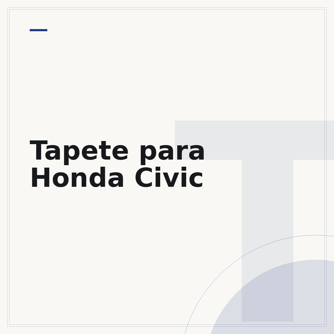 Tapete para Honda Civic