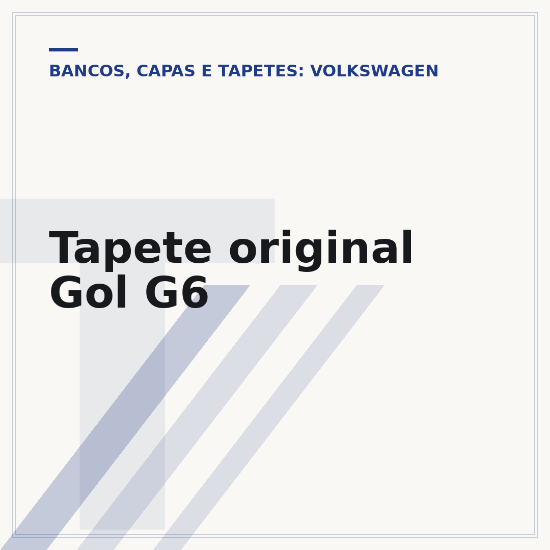 Tapete original Gol G6