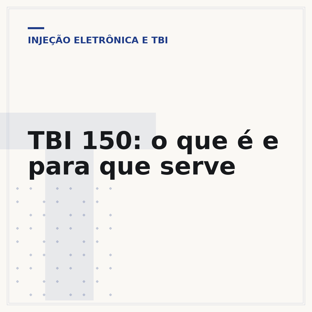 TBI 150: o que é e para que serve