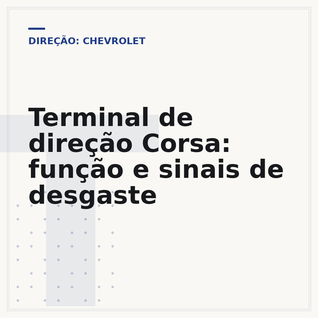Terminal de direção Corsa: função e sinais de desgaste