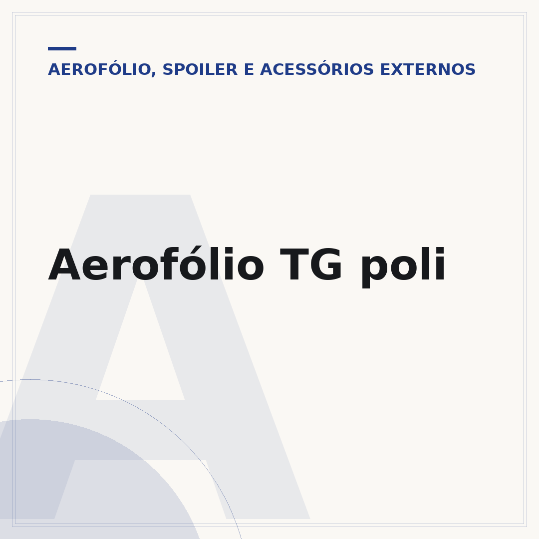 Aerofólio TG poli