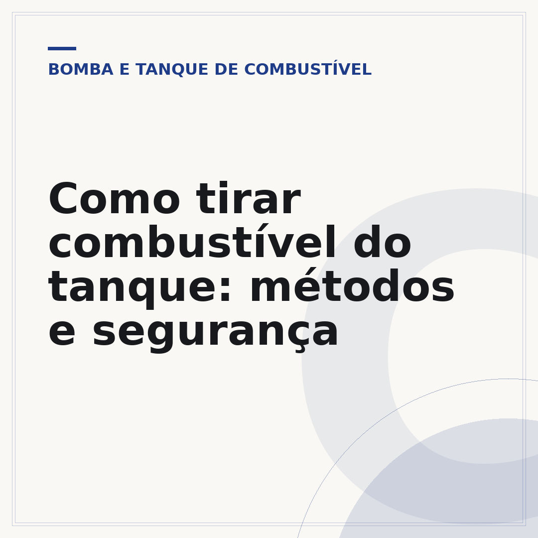 Como tirar combustível do tanque: métodos e segurança