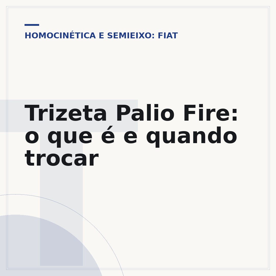Trizeta Palio Fire: o que é e quando trocar