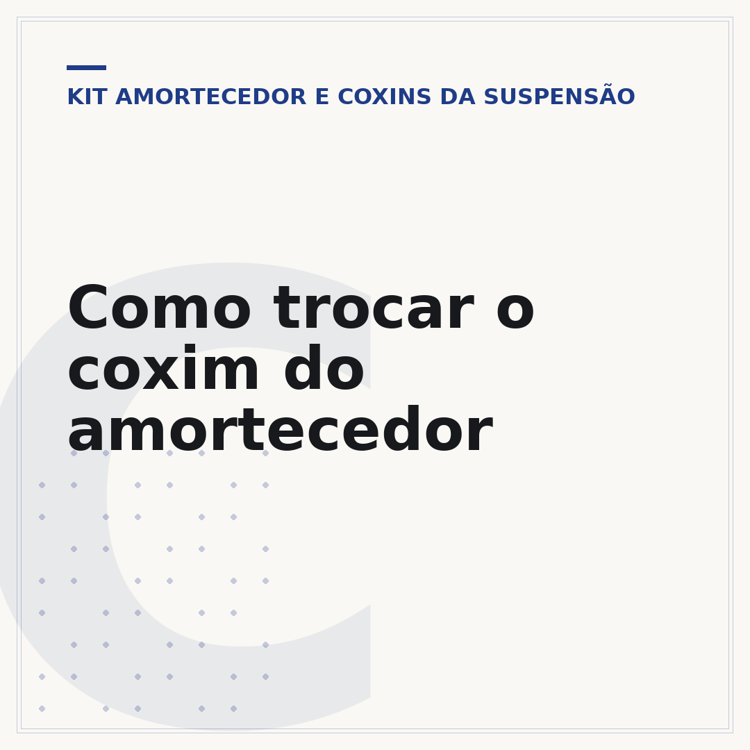 Como trocar o coxim do amortecedor