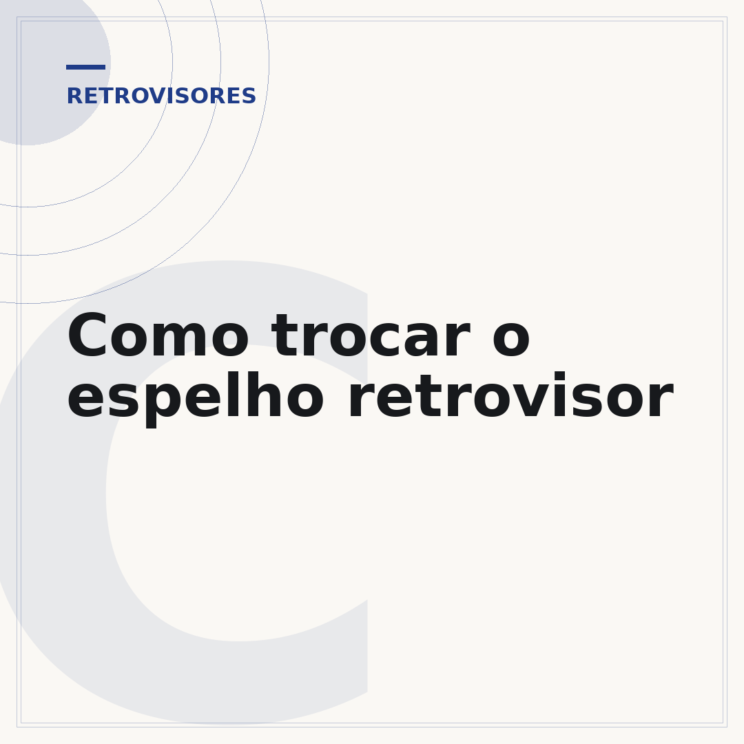 Como trocar o espelho retrovisor