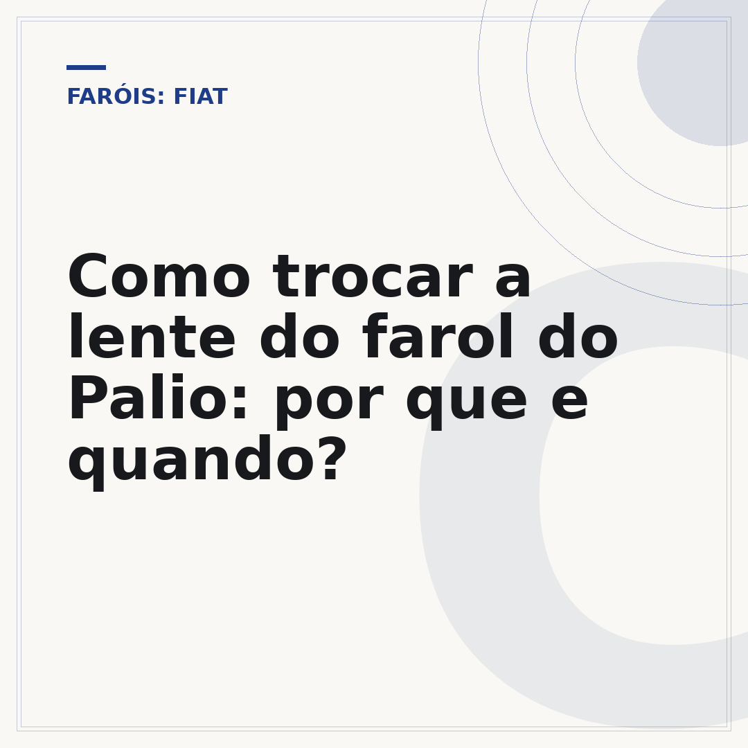 Como trocar a lente do farol do Palio: por que e quando?