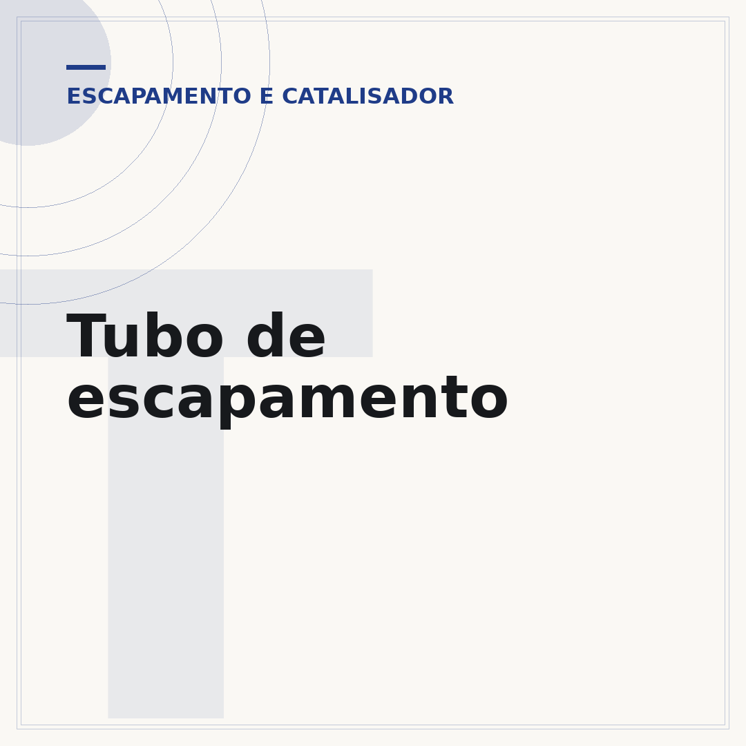 Tubo de escapamento