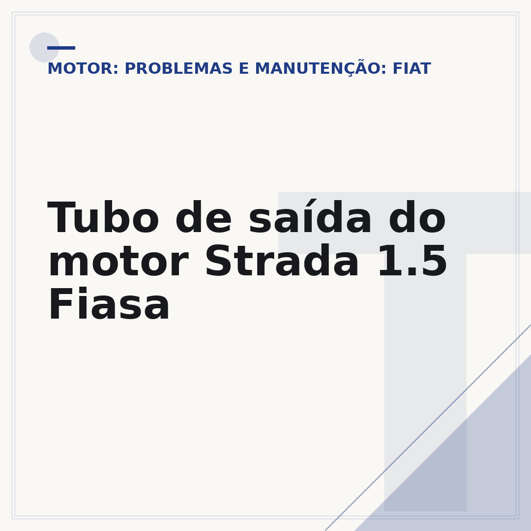 Tubo de saída do motor Strada 1.5 Fiasa