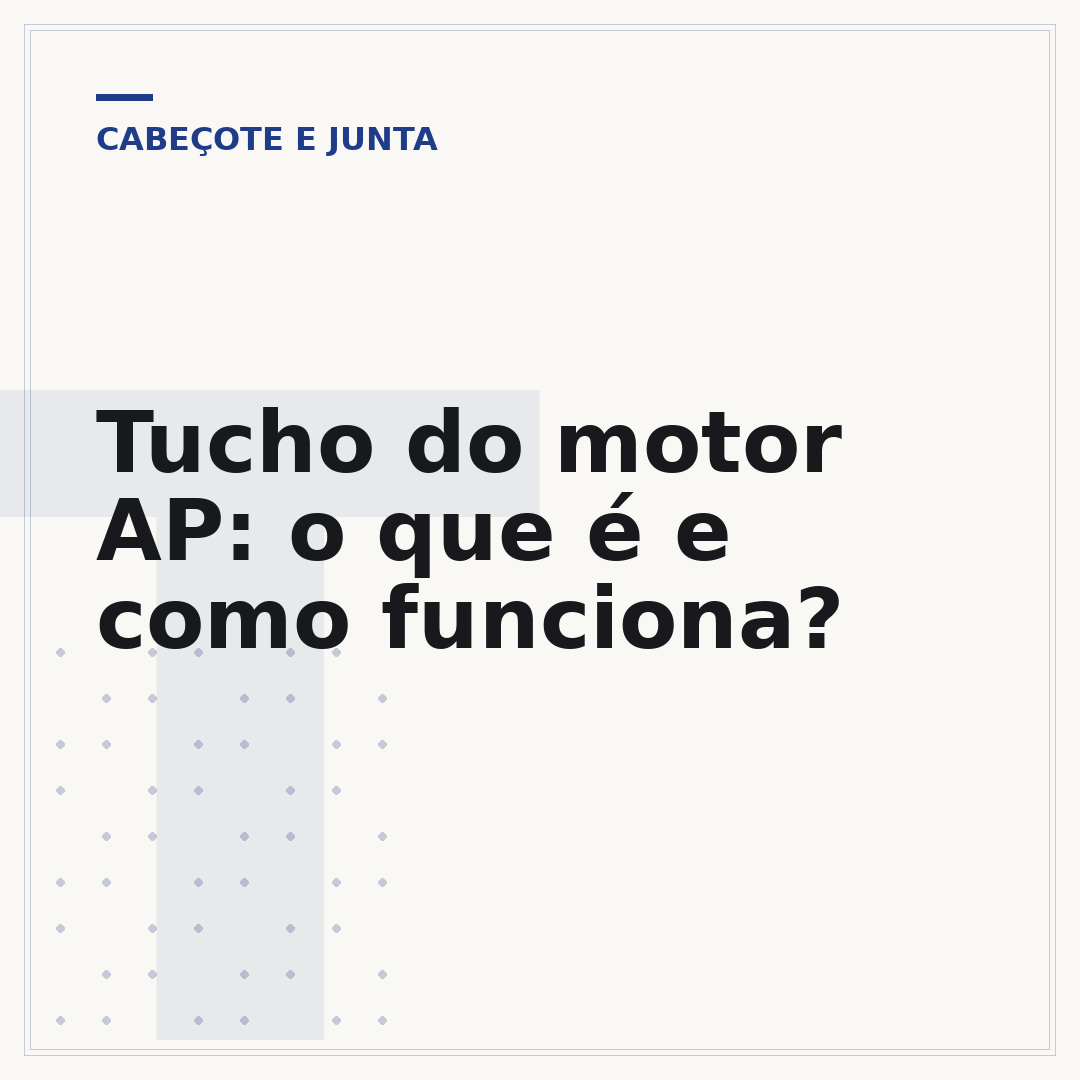 Tucho do motor AP: o que é e como funciona?