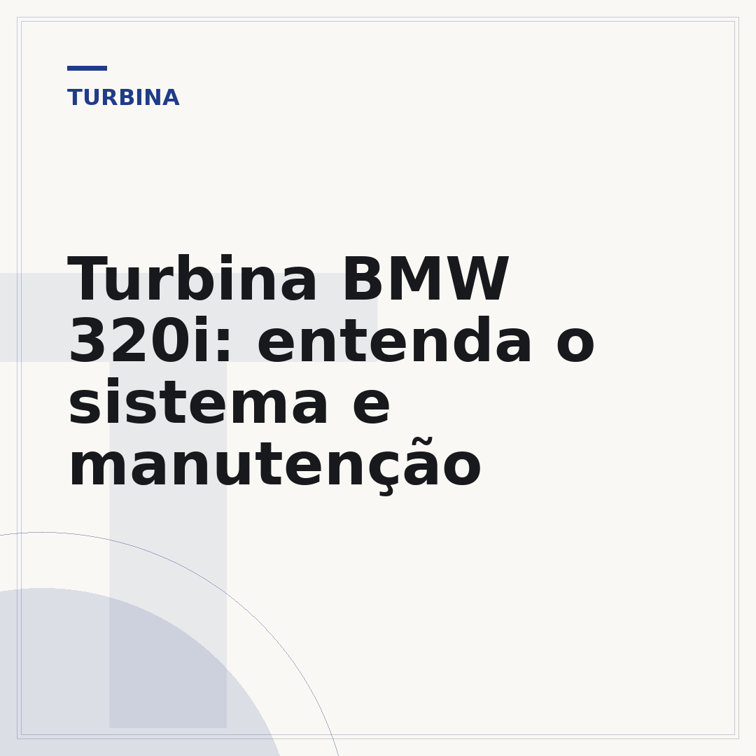 Turbina BMW 320i: entenda o sistema e manutenção