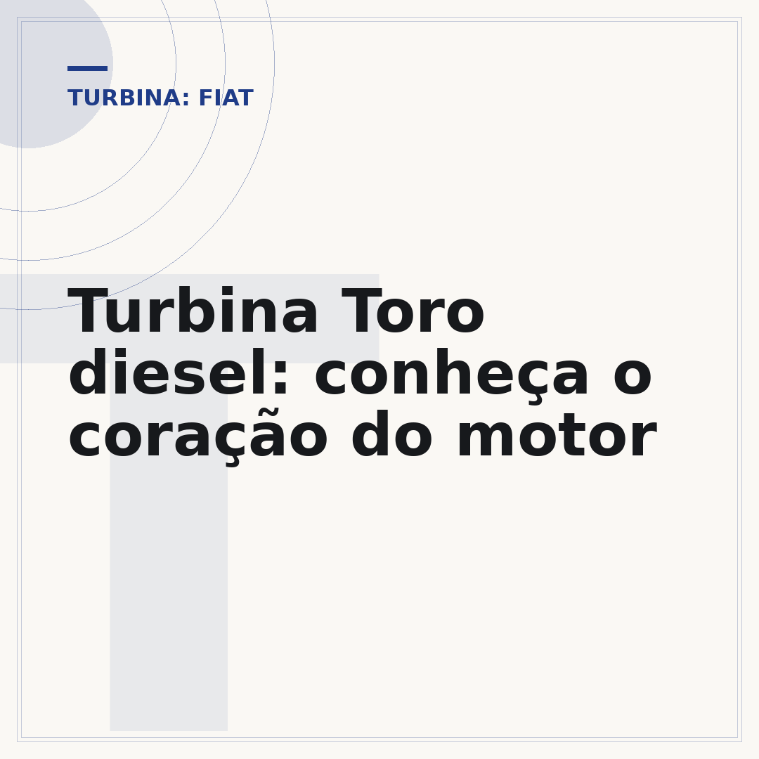 Turbina Toro diesel: conheça o coração do motor