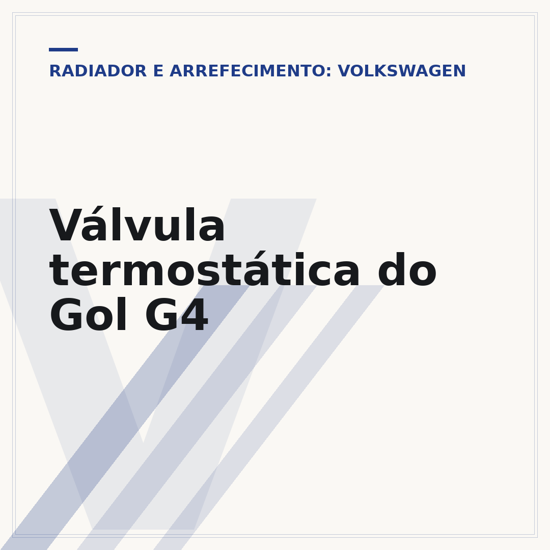 Válvula termostática do Gol G4