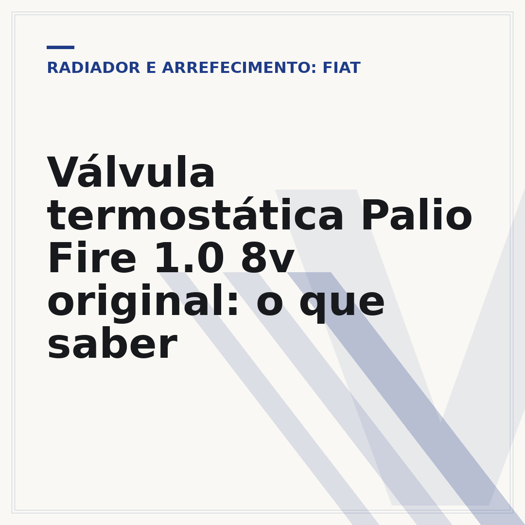 Válvula termostática Palio Fire 1.0 8v original: o que saber