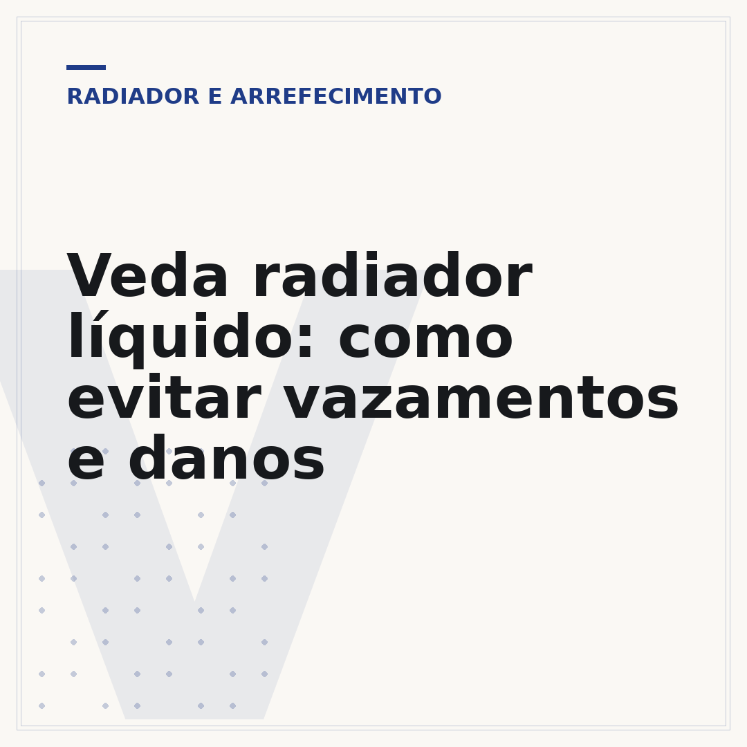 Veda radiador líquido: como evitar vazamentos e danos