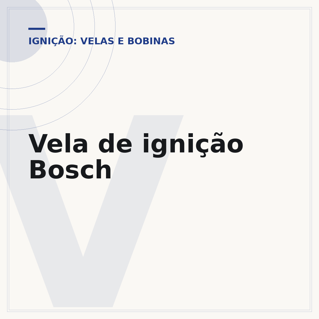 Vela de ignição Bosch
