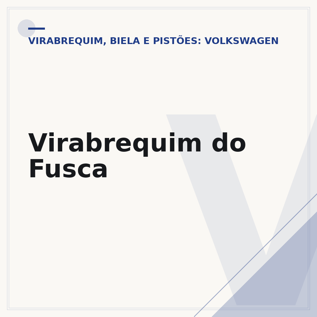 Virabrequim do Fusca