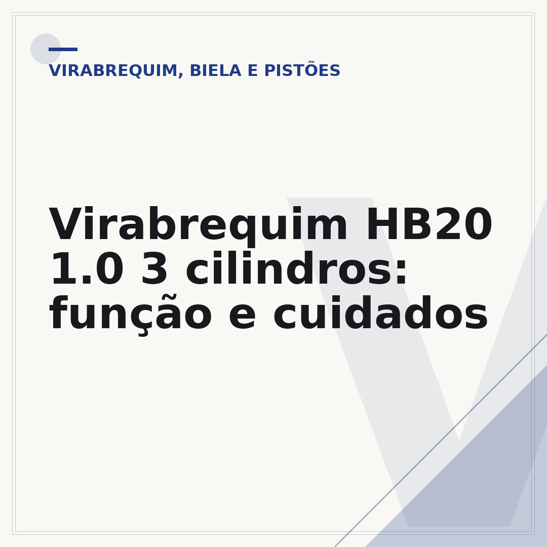 Virabrequim HB20 1.0 3 cilindros: função e cuidados